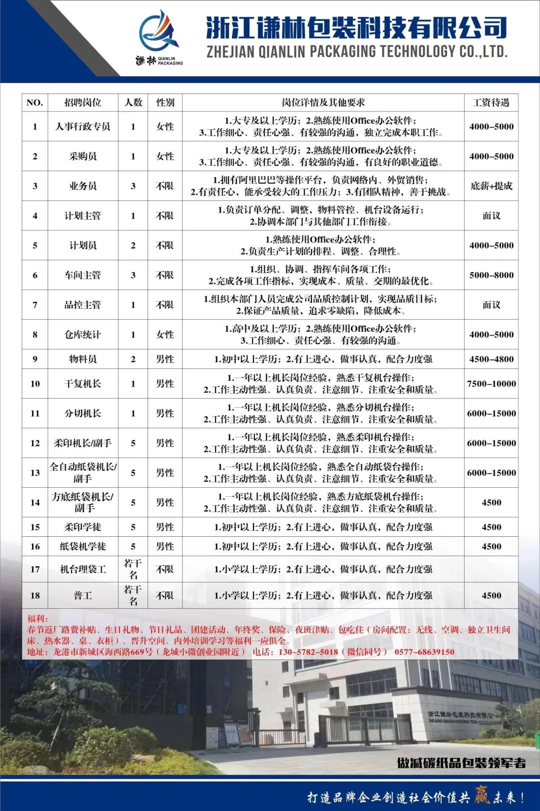 临浦地区最新人才招聘资讯汇总